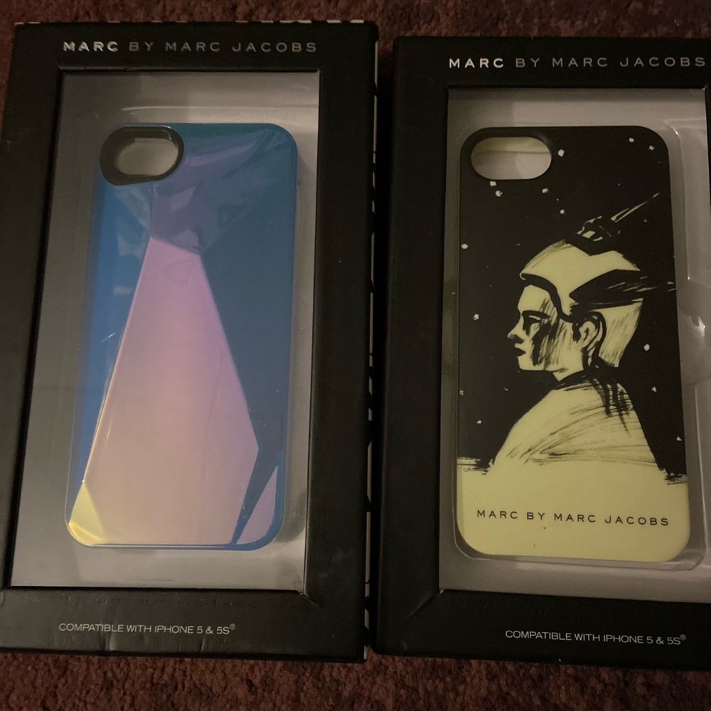 Marc By Marc Jacob I-Phone compatible with I-Phone 5 & 5s (2 pk)